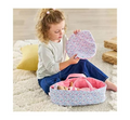 Inside this wonderfully soft cloth bed is plenty of space for your favorite 12-inch baby doll to rest comfortably, plus a thick double-sided blanket to keep them nice and warm. Ready to go? Just grab the carrying handles and head out the door! Toys. Dolls &amp; Dollhouses. Pretend Play &amp; Imaginative Play.