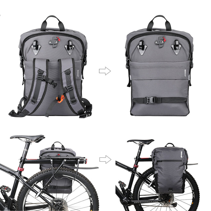 24L Bike Pannier Bag Backpack product view 3