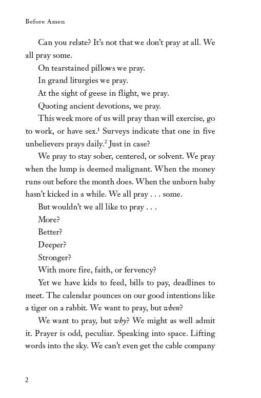 Before Amen: The Power of a Simple Prayer