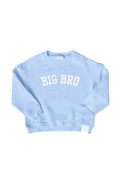 He'll wear his role with playfully polished pride in this comfortable, casual sweatshirt made for every big brother. Features super-soft fleece and classically cute tackle twill letter details.

- Super soft cotton
- Blue sweatshirt with white "Big Bro" applique