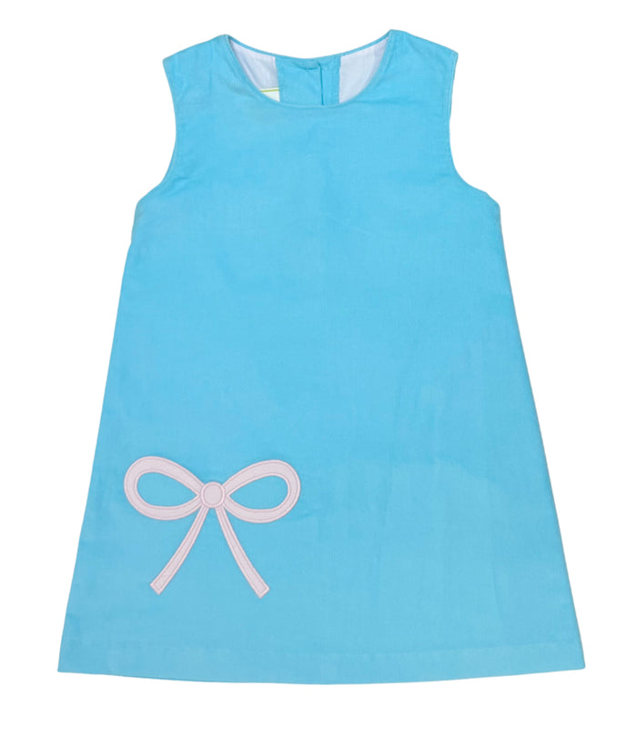 The Bow Hayden Jumper by Zuccini Kids wraps your little one in soft blue corduroy, beautifully accented with a delicate pink bow appliqué. Perfectly paired with a crisp white shirt, it brings timeless charm and comfort to every toddler’s day. White shirt not included.