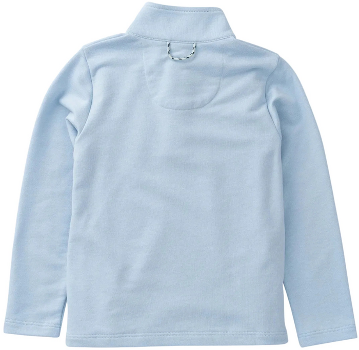 The Sporty Snap Pullover from Prodoh brings effortless versatility to his autumn wardrobe. Crafted in soft cashmere blue with a classic mock neck quarter snap and plaid fabric detailing, this pullover transitions seamlessly from everyday wear to special occasions. The clean lines and refined construction make it a reliable layering piece that pairs with everything from jeans to dress pants—ideal for building a polished, put-together look season after season.