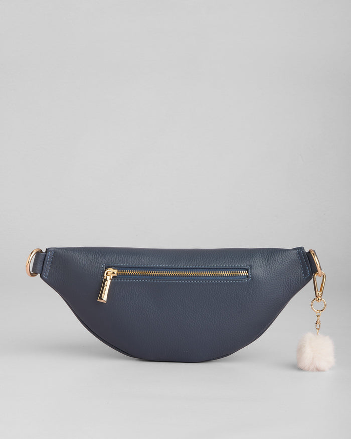 Bum Bag Slate Blue-Pom Pom London