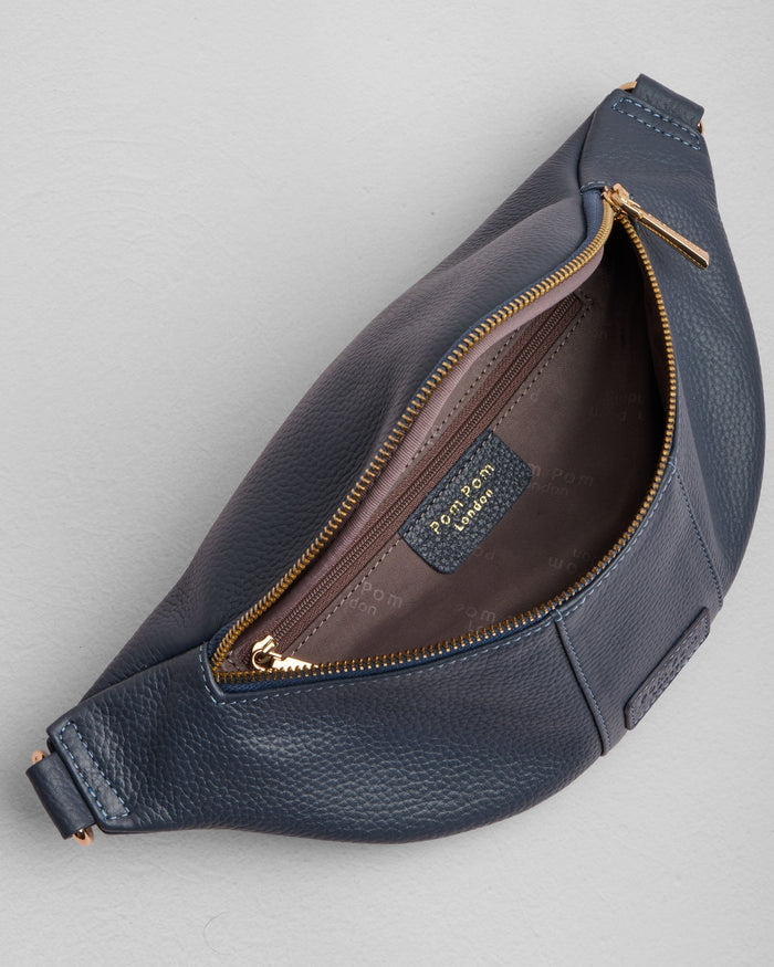 Bum Bag Slate Blue-Pom Pom London