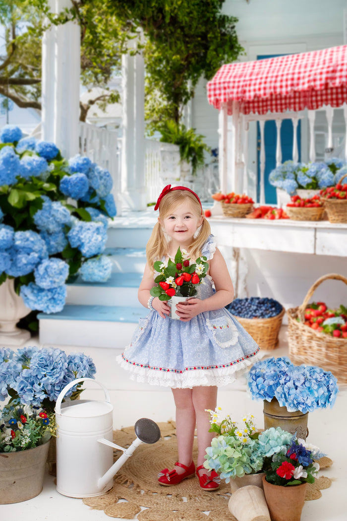 "Cate" Strawberry Dress *PRE-ORDER