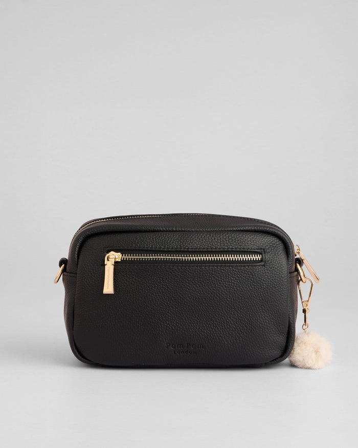 Chiswick Cargo Bag Black-Pom Pom London
