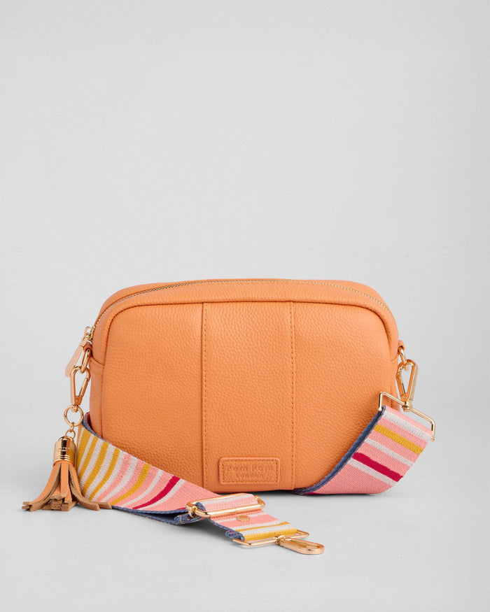 Mango Tango City Bag with adjustable strap | Pom Pom London