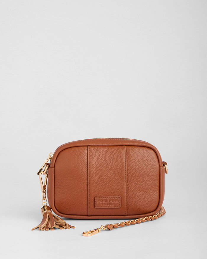 Pom Pom London City MINI Bag Chestnut-Pom Pom London