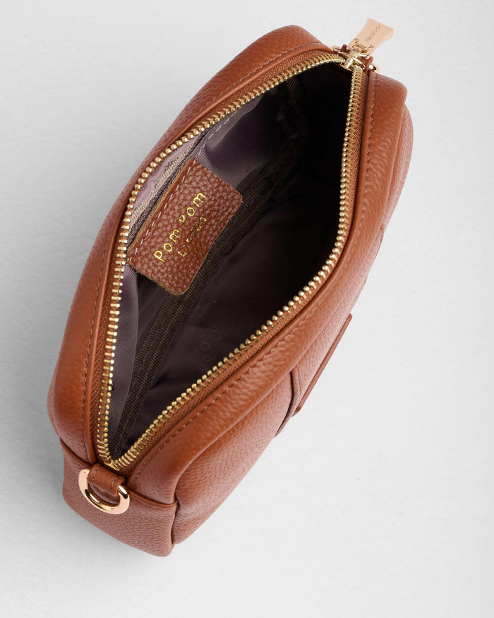 Pom Pom London City MINI Bag Chestnut-Pom Pom London