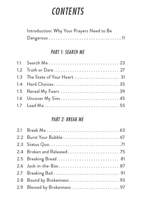 Dangerous Prayers: Because Following Jesus Was Never Meant to Be Safe