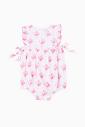 Introducing the Infant Girls Hallie Baby Bubble from J. Marie—a charming pink and white floral sundress. This whimsical style features a vibrant pink floral print that captures the essence of carefree summer days. Perfect for everything from playdates to family gatherings, the Hallie bubble pairs effortlessly with sandals and sun hats for an on-trend look that keeps up with active infants. Soft, breathable fabric ensures all-day wear, making it an instant favorite for warm-weather wardrobes.