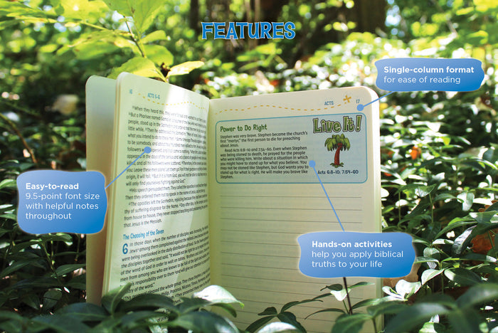 NIV, Adventure Bible Field Notes, Acts, Paperback, Comfort Print: My First Bible Journal