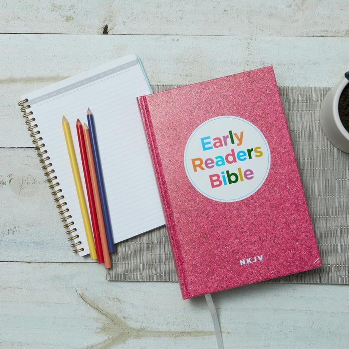 NKJV, Early Readers Bible, Hardcover, Pink: Holy Bible, New King James Version