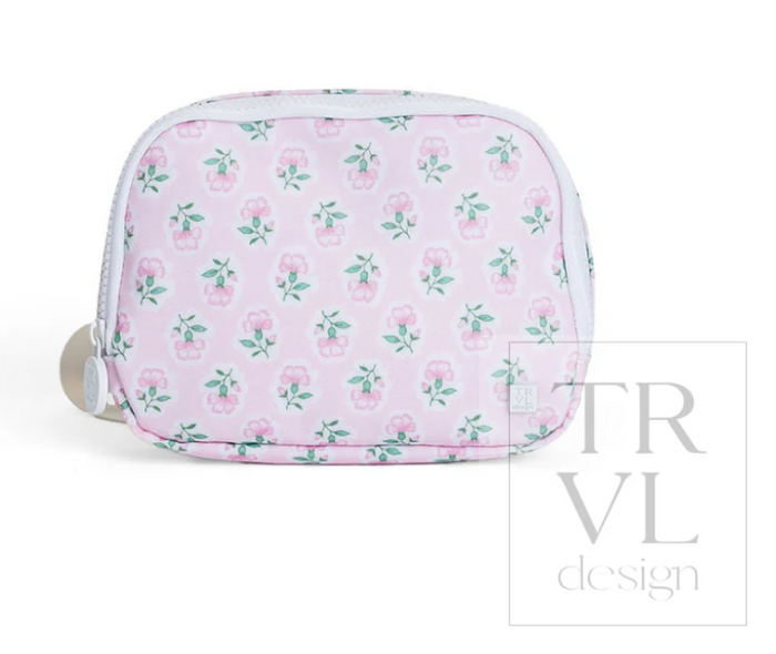 The Petite Fleur Crossbody Bag from TRVL Design is a versatile essential for little ones on the move. Featuring a front pocket and rear pocket for organized storage, plus an adjustable strap that grows with your child, this bag combines practical design with everyday style. The wipeable material makes cleanup effortless—perfect for active days and messy moments. Pair it with any outfit for a polished, functional accessory that keeps up with childhood adventures.