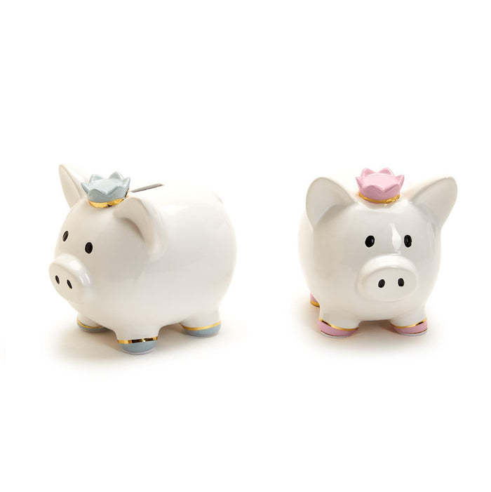 Piggy Bank with Crown