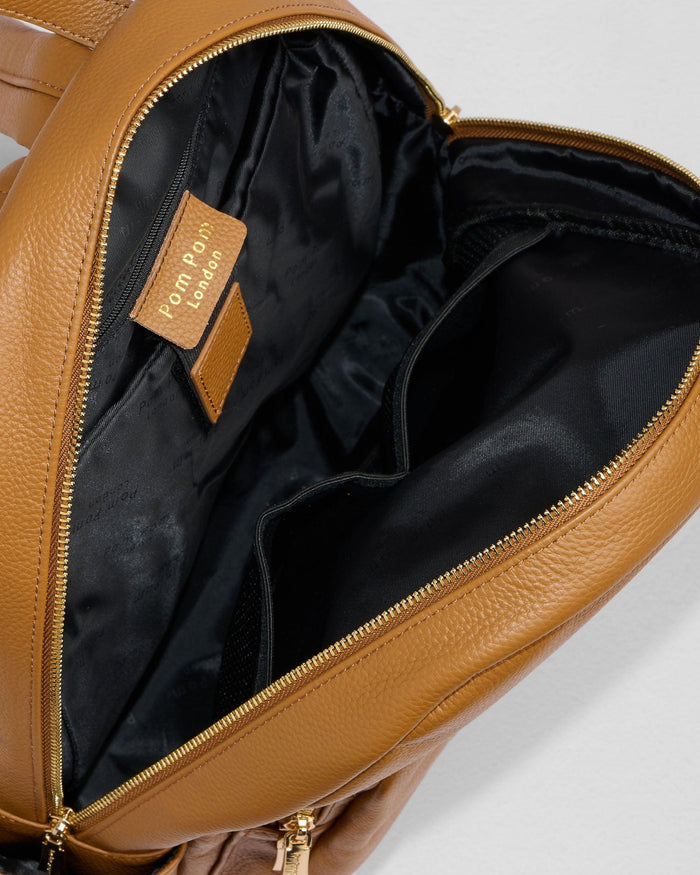 Pom Pom London Richmond Rucksack Maple-Pom Pom London