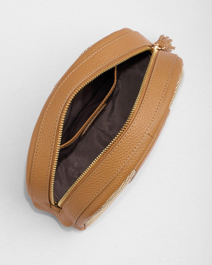 Pom Pom London Willesden Vanity Bag Maple-Pom Pom London