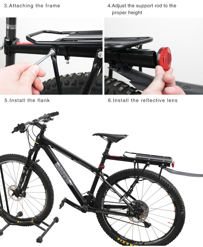 Quick Release Rear Rack Cargo Carrier product view 3