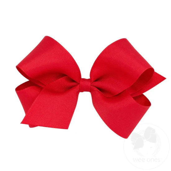 Red Grosgrain Bow