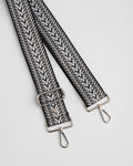 Strap Black Tribal Silver Hardware-Pom Pom London