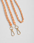 Gold Chain Mango Tango Weave bag strap | Pom Pom London
