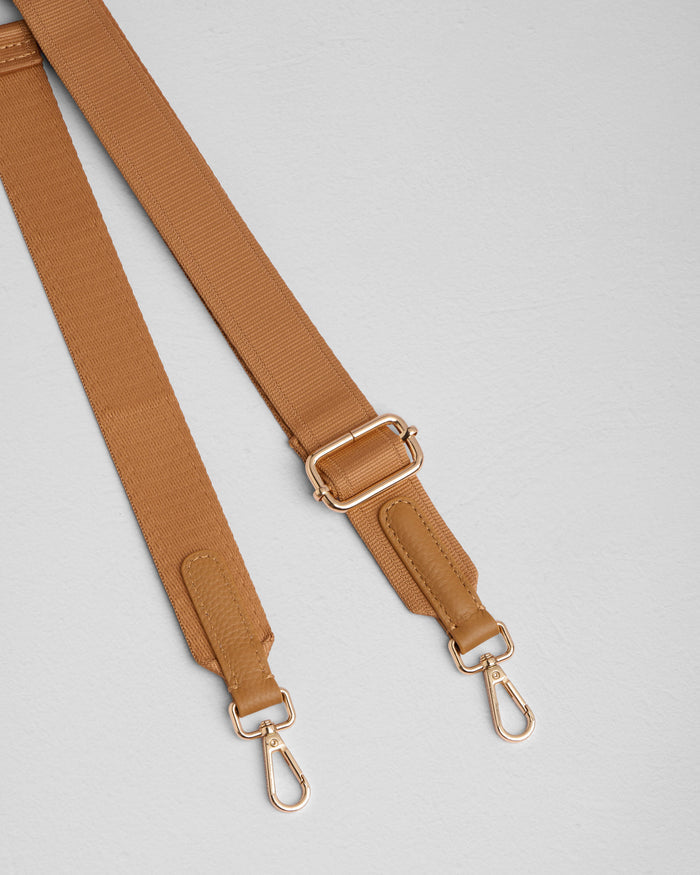 Strap Leather Tab - Maple-Pom Pom London