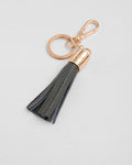 Tassel Keyring Volcano Grey-Pom Pom London