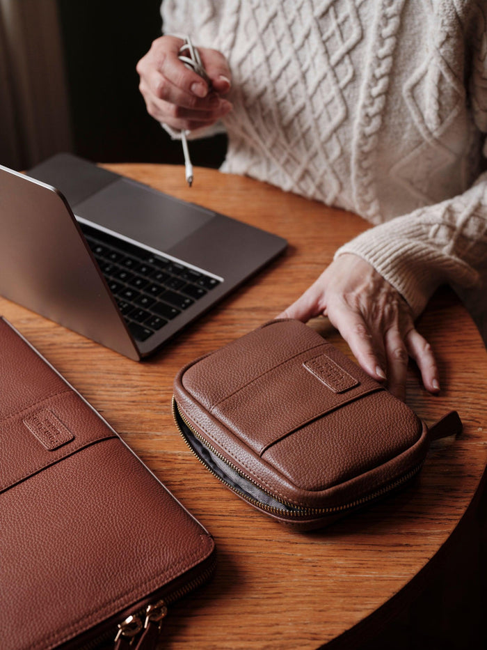 Tech Kit - Chestnut-Pom Pom London