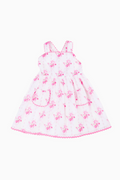 Introducing the Toddler Girls Hallie Baby Dress from J. Marie—a charming pink and white floral sundress. This whimsical style features a vibrant pink floral print that captures the essence of carefree summer days. Perfect for everything from playdates to family gatherings, the Hallie dress pairs effortlessly with sandals and sun hats for an on-trend look that keeps up with active toddlers. Soft, breathable fabric ensures all-day wear, making it an instant favorite for warm-weather wardrobes.