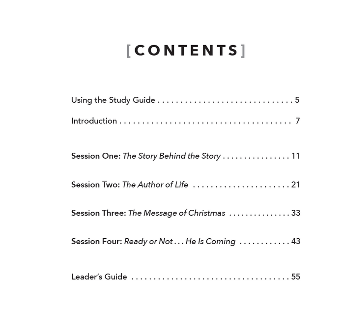 Who Needs Christmas Bible Study Guide